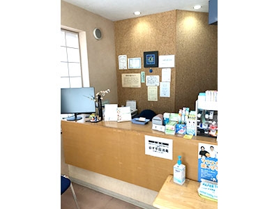 東京都板橋区「磯部歯科クリニック」の歯科衛生士求人（正社員/常勤）-受付写真